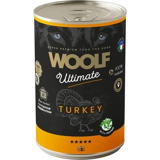 Woolf Ultimate Turkey Dåsemad, 400g