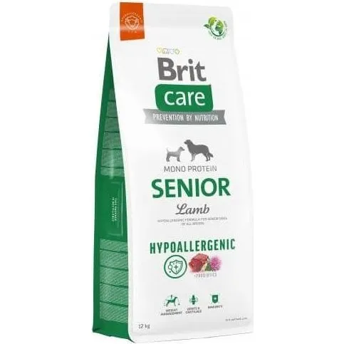Brit Care Hypoallergenic Senior Lam & Ris 12 kg
