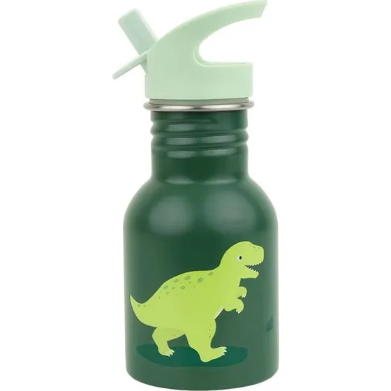 A Little Lovely Company Ståldrikkedunk 350ml - Dinosaurs