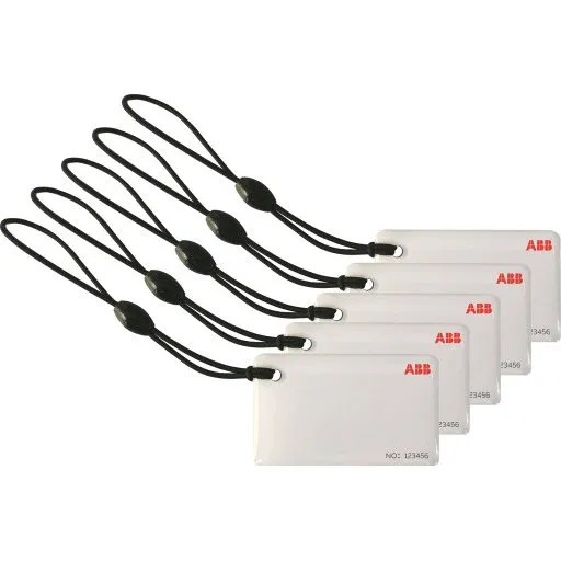 ABB RFID-kort 5 stk med ABB-logo