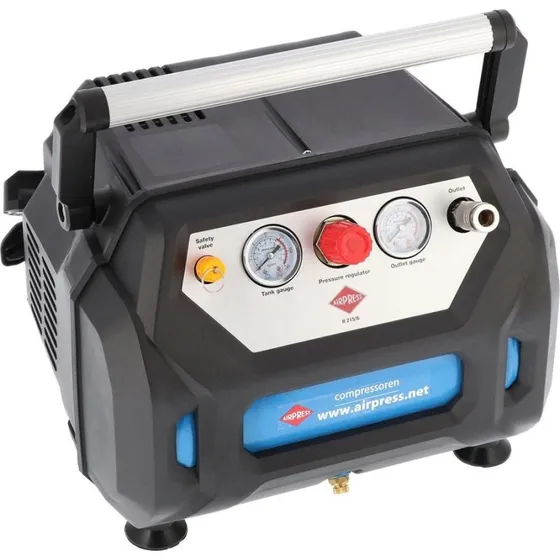 Airpress H215/6 6 l, 1,5 hk, oliefri, 215 l/min