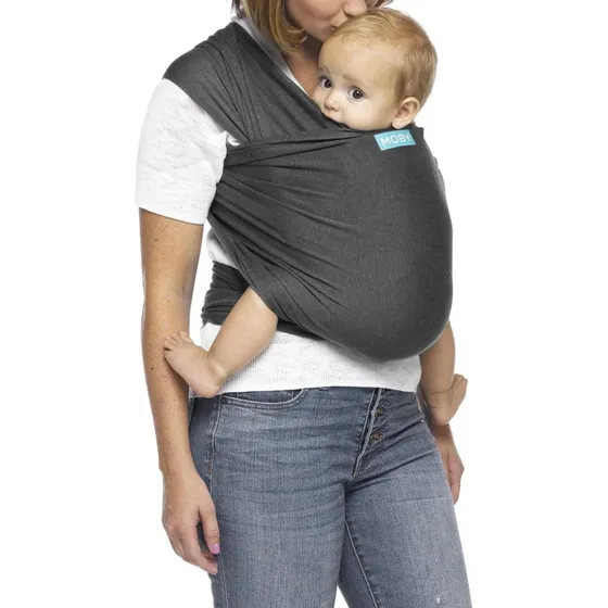 MOBY Wrap Evolution - Charcoal, Max 15kg