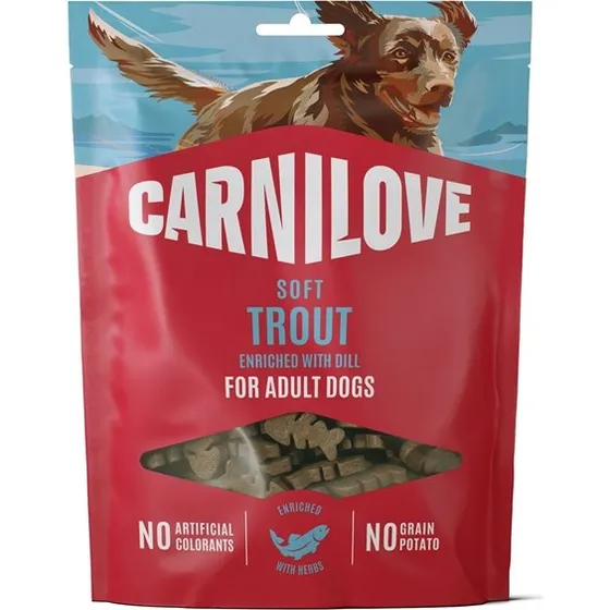Carnilove Semi-Moist Snack Ørred, 200g