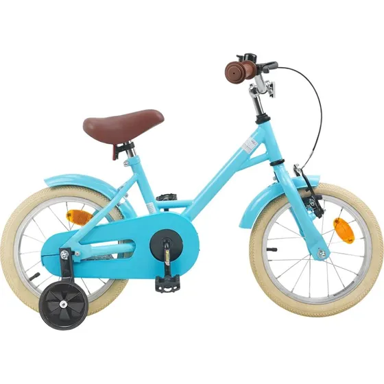 vidaXL Børnecykel 14 tommer Lyseblå (3-5 år)