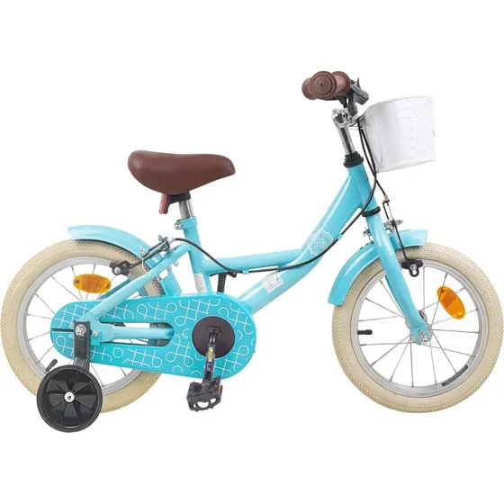 vidaXL Børnecykel 12 tommer Lyseblå til 2-4 år