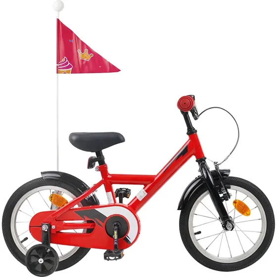vidaXL Børnecykel 12 tommer Rød til 2-4 år