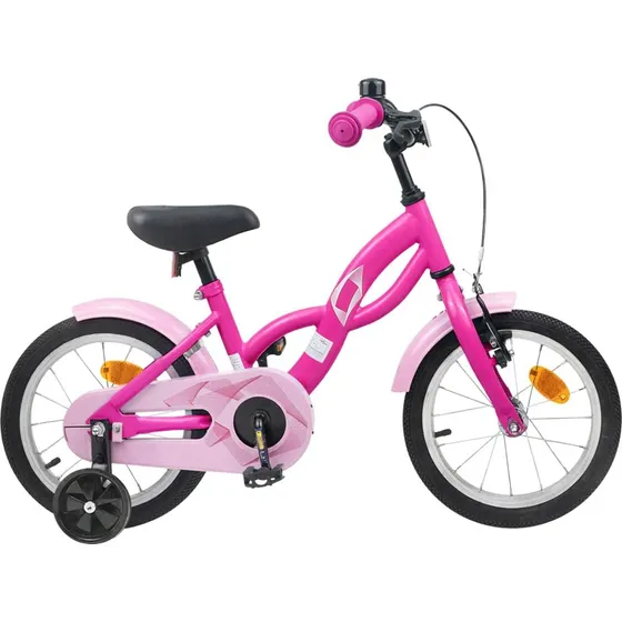 vidaXL Børnecykel 16 tommer Mørk pink 4-6 år