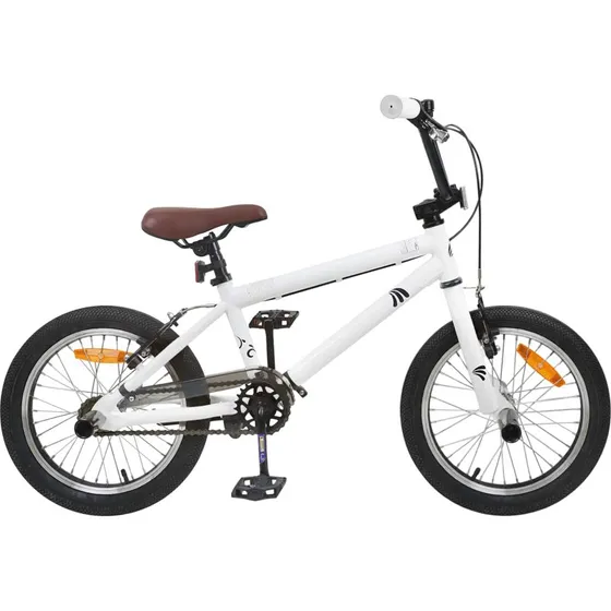 vidaXL BMX Cykel 20" Hvid for over 9 år