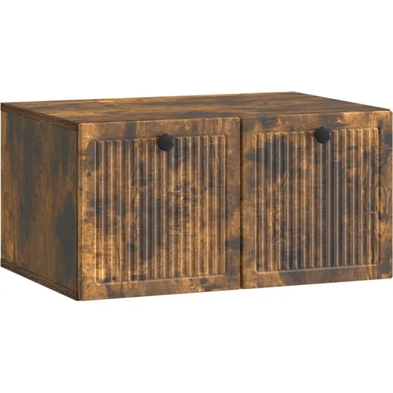 vidaXL Væghængt TV-skab Røget Eg 59,5 x 41 x 30 cm