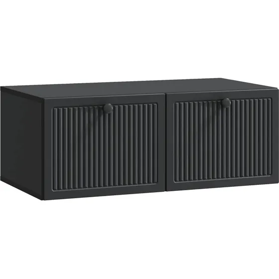 vidaXL Væghængt TV-skab Sort 78,5 x 41 x 30 cm Træ