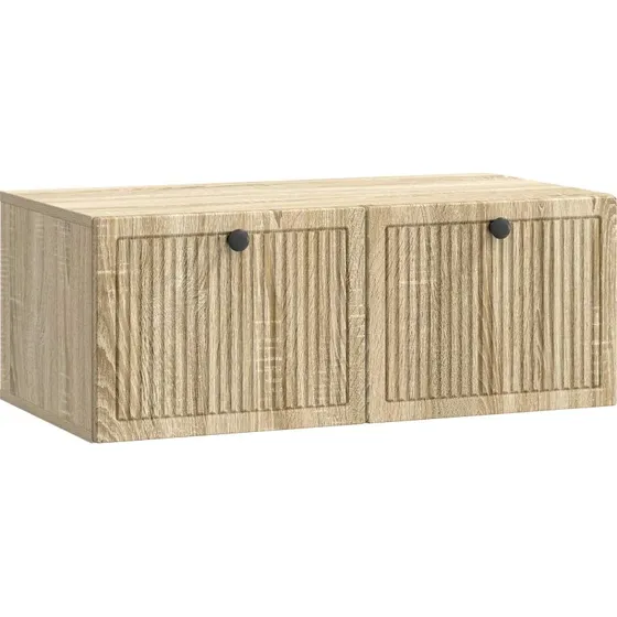 vidaXL Væghængt TV-skab Sonoma-eg 78,5 x 41 x 30 cm Træ