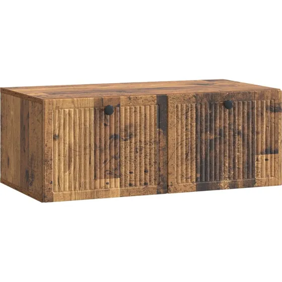 vidaXL Væghængt TV-skab Gammelt Træ 78,5 x 41 x 30 cm