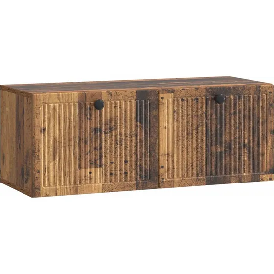 vidaXL Væghængt TV-skab Gammelt Træ 78,5 x 31 x 30 cm