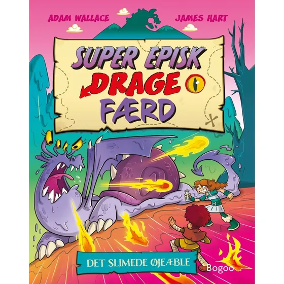 Adam Wallace: Det Slimede Øjeæble – Super Episk Drage-færd, bog