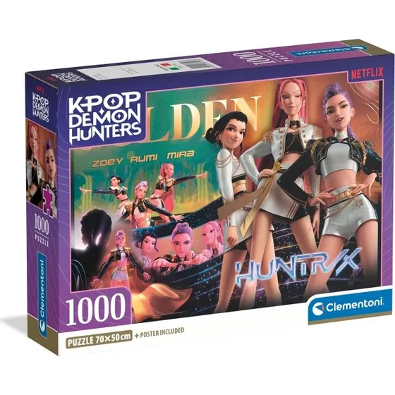 Clementoni K-Pop Demon Hunters Puslespil 1000 Brikker