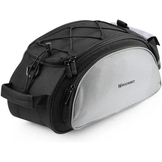 Wozinsky WBB1BK cykelbag 13 L - sort med skulderrem