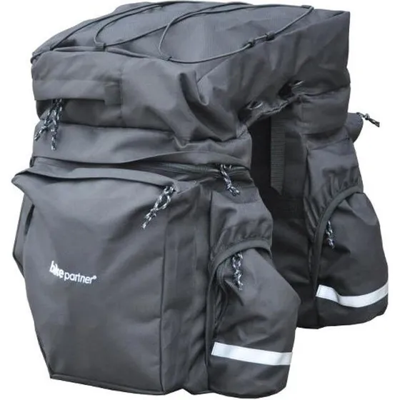 Bike Partner Caroline taskesæt 40 L - sort/grå