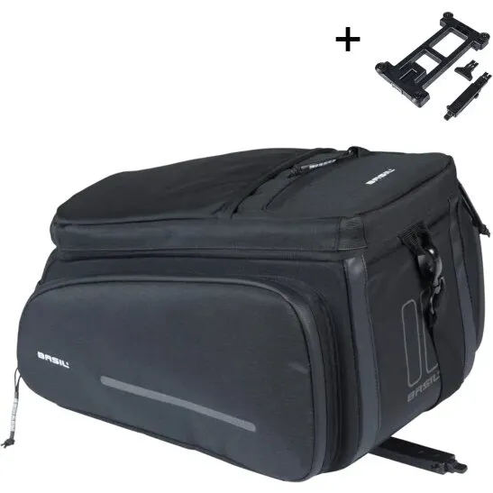 Basil Move MIK cykeltaske 10–26 L – sort