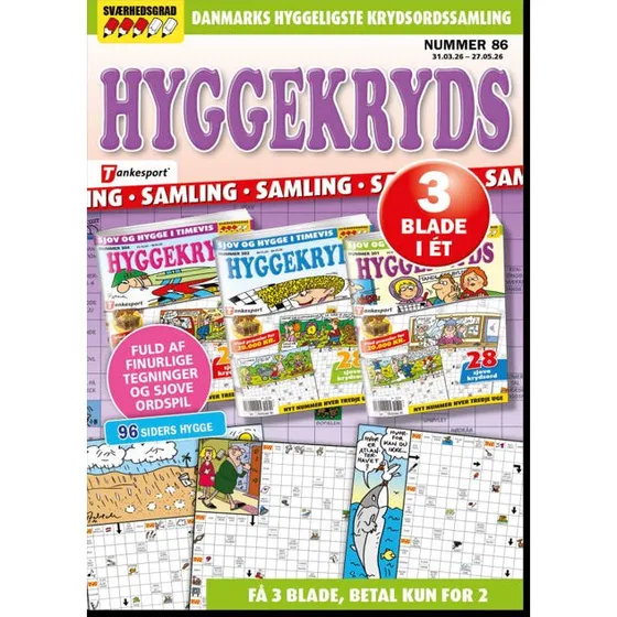 Hyggekryds Samling – 96 sider med hyggelige ordspil