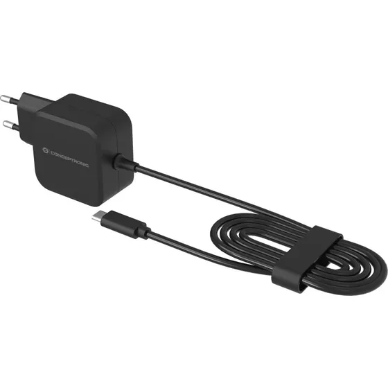 Conceptronic OZUL04BE 67W GaN USB-C Vægoplader, Sort