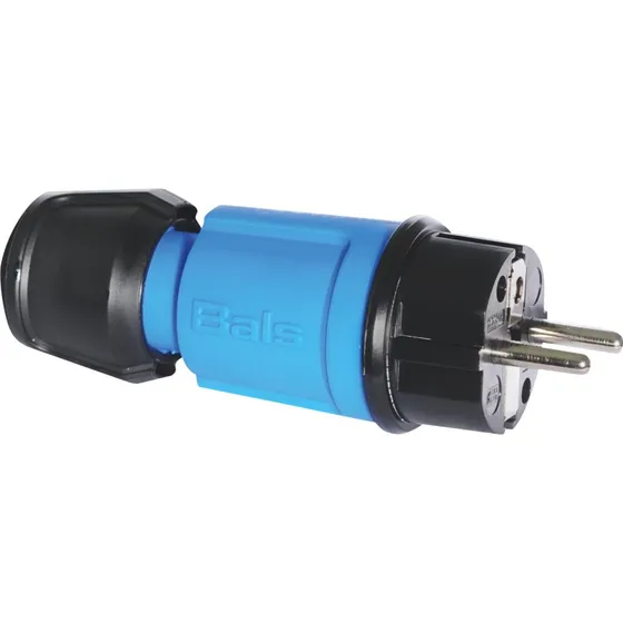 Slagfast Stikprop 16A 250V IP44 Blå med Multi-Grip