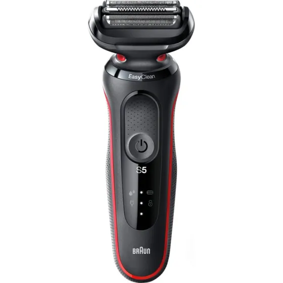Braun Shaver Series 5 51-R1200S vandtæt, sort/rød