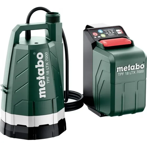 Metabo TPF 18 LTX 7000 Akkudykpumpe 7000 l/t, 9 m