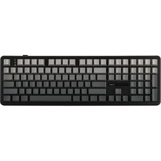 AULA F108 Gradient Grey Nimbus V3 - Mekanisk RGB Tastatur (Full Size, Gasket, USB-C)
