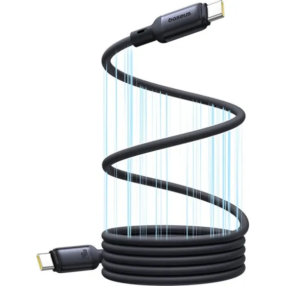 Baseus PicoGo Magnetisk USB-C 1m, 240W, Sort