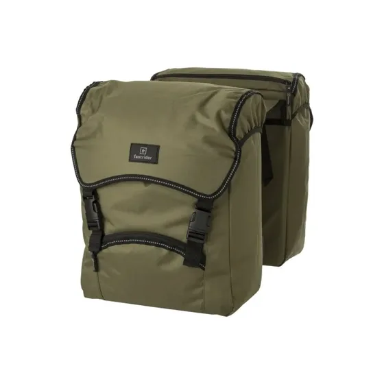 FastRider Unibag Traffic Double cykeltaske 28 L – Army Green