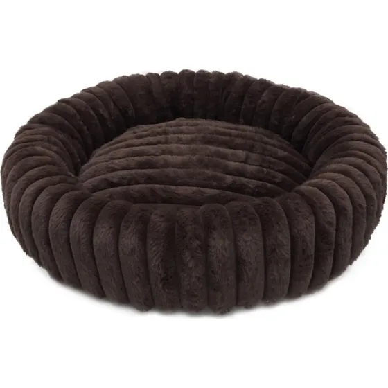 Nordic Paws Ripple Comfort Dog Bed - Espresso - 100 x 22,5 cm