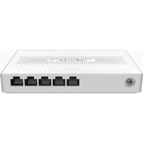 Tenda SM105 5-ports netværksswitch, hvid, 2,5 Gbps
