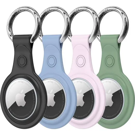 Dux Ducis Nøglering til AirTag (Silikone) 4pk