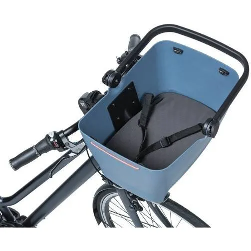 Basil BUDDY Klickfix cykelkurv til kæledyr 32L (blå/sort)