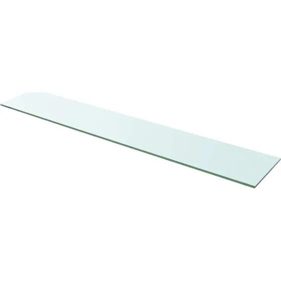 vidaXL Hylde Glaspanel Klar 110x20 cm