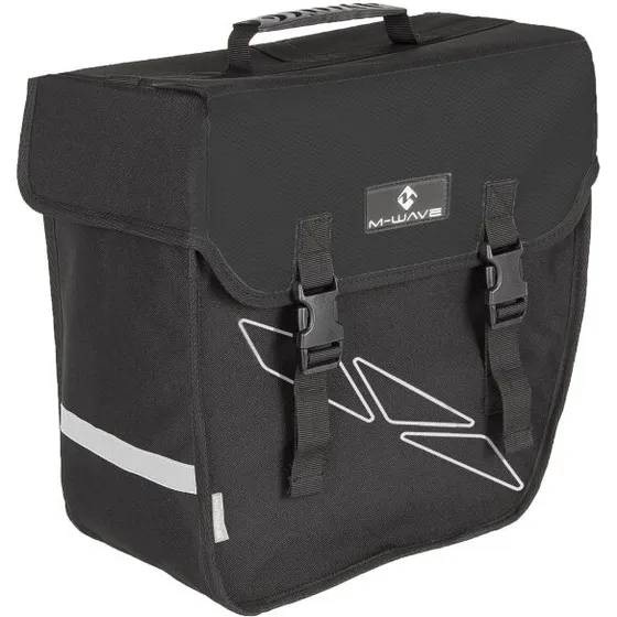 M-Wave Amsterdam Single 18L cykeltaske - sort