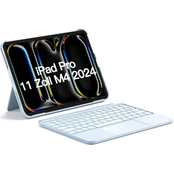 Inateck KB04122 QWERTZ Bluetooth-tastatur, blå