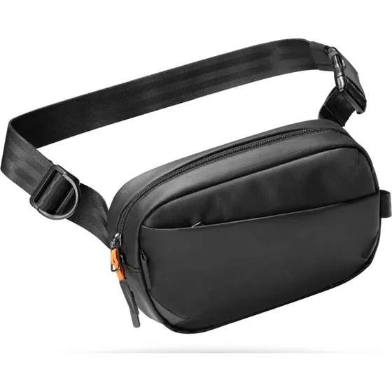Inateck FB01002 bæltetaske, sort, vandafvisende polyester