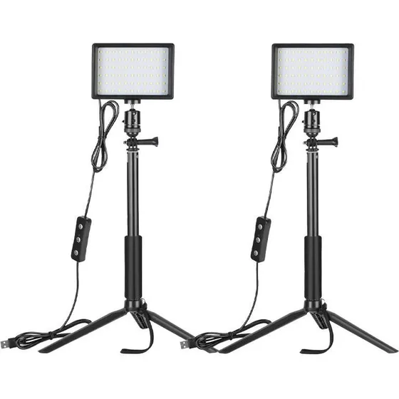 Neewer ZC-10S LED-Fotostudie Kit med Filtre og Stativer