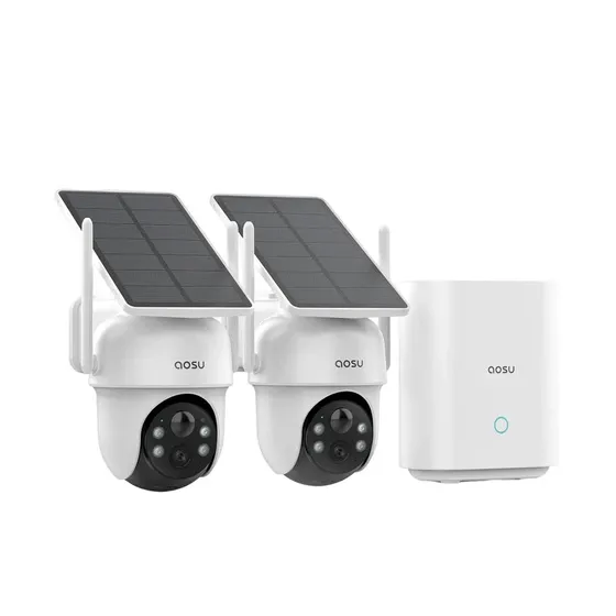 Aosu SolarCam D1 Classic 2-Cam Kit med Homebase