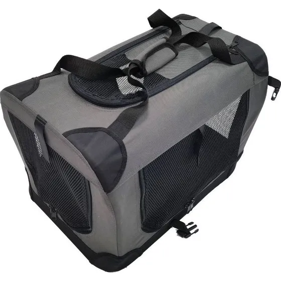 Nordic Paws Foldbar Transportbur XXXL 102x69x69 cm Grå