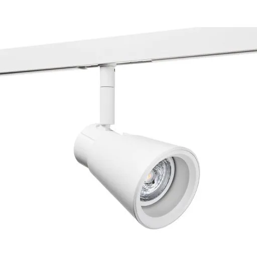 SG Zip Zoom 1F Justerbar Hvid Skinnespot, GU10