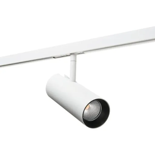 SG Zip Tube Mini 1F Justerbar Skinnespot, Hvid