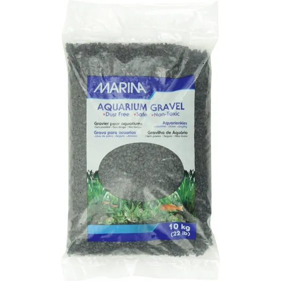 Marina Dekorativ Akvariegrus 10 kg – Sort