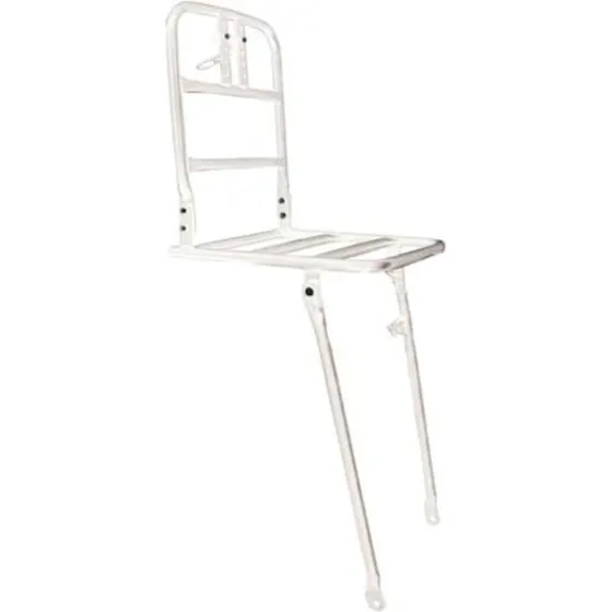 Hulzebos Forbagagebærer 28" Alu - Hvid (max 10 kg)