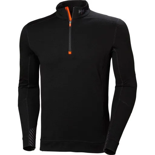 Helly Hansen Lifa Merino Termoundertrøje, Sort, XS