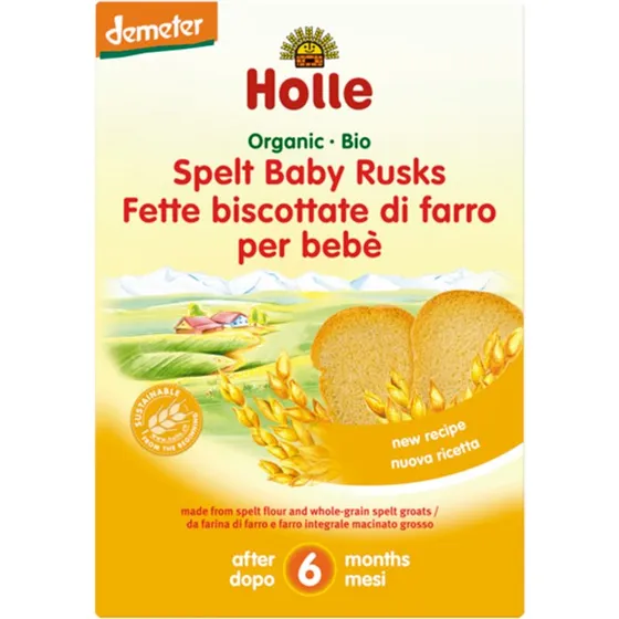 Holle Demeter Spelt-tvebakker Økologisk baby 200 g