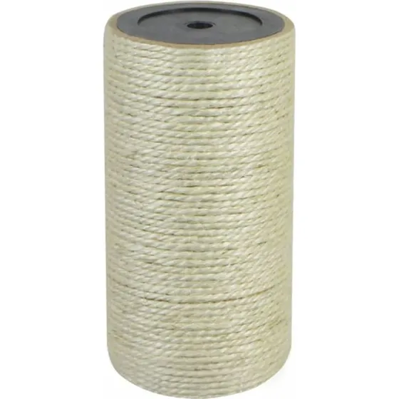 vidaXL Kradsetræ 15 cm, beige, 8 mm tyk, væget sisal