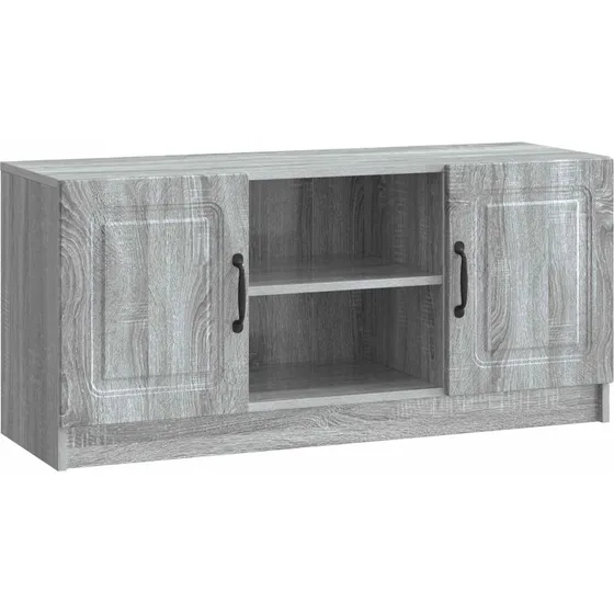 vidaXL TV-skab Grå Sonoma-eg 102 x 34,5 x 47 cm Konstrueret Træ