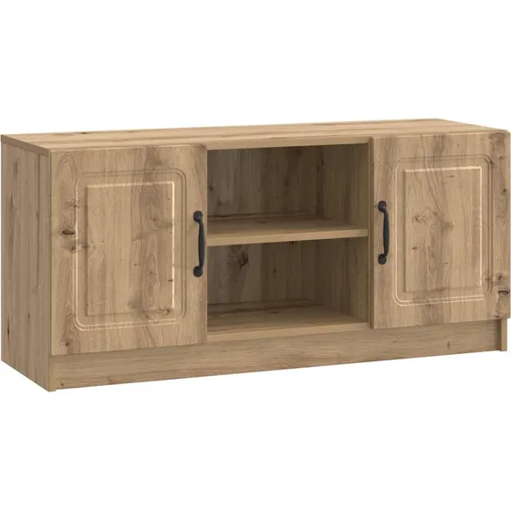 vidaXL Artisan-eg TV-skab 102 x 34,5 x 47 cm Konstrueret træ